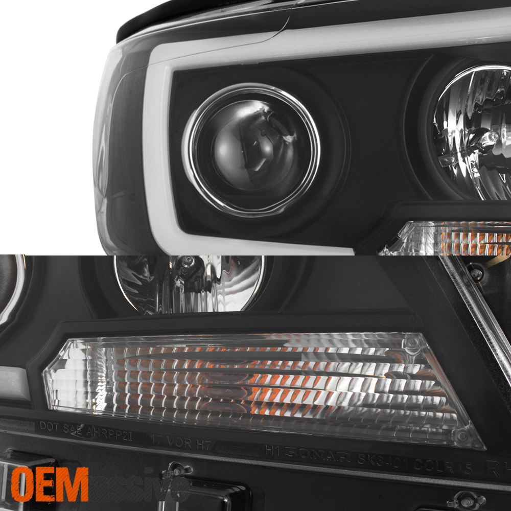 Lighting & Lamps Fits 20152020 Chevy Colorado Black Full LED DRL Tube